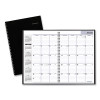 Dayminder Monthly Planner, Ruled Blocks, 12 x 8, Black Cover, 14-Month: Dec 2025 To Jan 2027