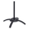 Cleo Coat Stand, Stand Alone Rack, Ten Knobs, Steel/Plastic, 19.75w X 19.75d X 68.9h, Black