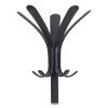 Cleo Coat Stand, Stand Alone Rack, Ten Knobs, Steel/Plastic, 19.75w X 19.75d X 68.9h, Black