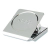 Magnetic Clip, 1.13" Jaw Capacity, Silver, 12/Pack