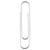 Premium Heavy-Gauge Wire Paper Clips, Jumbo, Smooth, Silver, 100 Clips/Box, 10 Boxes/Pack