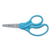 For Kids Scissors, Pointed Tip, 5" Long, 1.75" Cut Length, Straight Handle, Randomly Assorted Handle Color