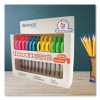 For Kids Scissors Teacher's Pack, Pointed Tip, 5" Long, 1.75" Cut Length, Straight Assorted Color Handles, 12/Pack