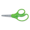 For Kids Scissors Teacher's Pack, Pointed Tip, 5" Long, 1.75" Cut Length, Straight Assorted Color Handles, 12/Pack