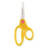 Kids' Scissors With Antimicrobial Protection, Pointed Tip, 5" Long, 2" Cut Length, Randomly Assorted Handle Color