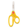 Kids' Scissors With Antimicrobial Protection, Rounded Tip, 5" Long, 2" Cut Length, Straight Assorted Color Handles, 12/Pack