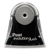 Ipoint Evolution Axis Pencil Sharpener, Ac-Powered, 4.25 X 7 X 4.75, Black/Silver