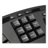 Wkb1500Gb Wireless Ergonomic Keyboard And Mouse, 2.4 Ghz Frequency/30 Ft Wireless Range, Black
