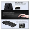 Wkb1500Gb Wireless Ergonomic Keyboard And Mouse, 2.4 Ghz Frequency/30 Ft Wireless Range, Black