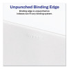 Preprinted Legal Exhibit Side Tab Index Dividers, Allstate Style, 25-Tab, 1 To 25, 11 X 8.5, White, 1 Set, (1701)
