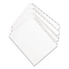 Preprinted Legal Exhibit Side Tab Index Dividers, Allstate Style, 25-Tab, 1 To 25, 11 X 8.5, White, 1 Set, (1701)