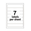Printable 4" X 6" - Permanent File Folder Labels, 0.69 X 3.44, White, 7/Sheet, 36 Sheets/Pack, (5203)