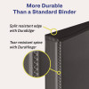 Heavy-Duty Non Stick View Binder With Durahinge And Slant Rings, 3 Rings, 3" Capacity, 11 X 8.5, White, (5604)