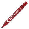 Marks A Lot Large Desk-Style Permanent Marker, Broad Chisel Tip, Red, Dozen