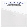 Preprinted Legal Exhibit Bottom Tab Index Dividers, Avery Style, 27-Tab, Exhibit A To Exhibit Z, 11 X 8.5, White, 1 Set