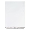 Preprinted Legal Exhibit Bottom Tab Index Dividers, Avery Style, 27-Tab, Exhibit A To Exhibit Z, 11 X 8.5, White, 1 Set