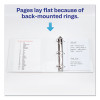 Durable View Binder With Durahinge And Slant Rings, 3 Rings, 3" Capacity, 11 X 8.5, White, 4/Pack