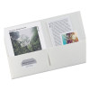 Two-Pocket Folder, Accommodates (40) 11 x 8.5 Sheets, White, 25/Box