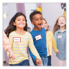 Printable Adhesive Name Badges, 3.38 X 2.33, Red Border, 100/Pack
