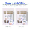Glossy White Easy Peel Mailing Labels W/ Sure Feed Technology, Laser Printers, 1 X 2.63, White, 30/Sheet, 25 Sheets/Pack
