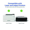 Glossy White Easy Peel Mailing Labels W/ Sure Feed Technology, Laser Printers, 1 X 2.63, White, 30/Sheet, 25 Sheets/Pack