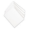 Preprinted Legal Exhibit Side Tab Index Dividers, Allstate Style, 10-Tab, I To X, 11 X 8.5, White, 1 Set