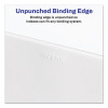 Preprinted Legal Exhibit Side Tab Index Dividers, Allstate Style, 10-Tab, I To X, 11 X 8.5, White, 1 Set
