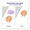 Permanent Glue Stic Value Pack, 0.26 Oz, Applies Purple, Dries Clear, 18/Pack