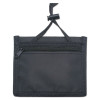 Id Badge Holders With Convention Neck Pouch, Horizontal, Black/Clear 5" x 4.25" Holder, 2.75" x 4" Insert, 48" Cord, 12/Pack