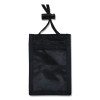 Id Badge Holders With Convention Neck Pouch, Vertical, Black/Clear 3.25" x 5" Holder, 2.38" x 3.5" Insert, 48" Cord, 12/Pack