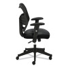 Vl531 Mesh High-Back Task Chair With Adjustable Arms, Supports Up To 250 Lbs, 18" To 22" Seat Height, Black