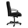 Hvl601 Series Executive High-Back Chair, Supports Up To 250 Lb, 17.44" To 20.94" Seat Height, Black