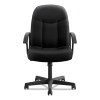Hvl601 Series Executive High-Back Chair, Supports Up To 250 Lb, 17.44" To 20.94" Seat Height, Black