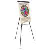 Heavy-Duty Telescoping Tripod Display Easel, 38" To 69" Tall, Metal, Black, Supports Up To 45 Lb