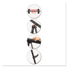 Heavy-Duty Telescoping Tripod Display Easel, 38" To 69" Tall, Metal, Black, Supports Up To 45 Lb