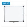 Value Lacquered Steel Magnetic Dry Erase Board, 96" x 48", White Surface, Satin Aluminum Frame
