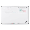 Value Lacquered Steel Magnetic Dry Erase Board, 96" x 48", White Surface, Satin Aluminum Frame