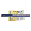 Heavy-Duty Indexed Sorter, 31 Dividers, Alpha/Numeric/Month/Date/Day Index, Letter Size, Blue Frame