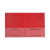 Classroom Connector Folders, Accommodates 11 x 8.5 Sheets, Red, 25/Box