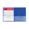 Classroom Connector Folders, Accommodates 11 x 8.5 Sheets, Blue, 25/Box