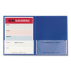 Classroom Connector Folders, Accommodates 11 x 8.5 Sheets, Clear/Assorted Colors, 6/Pack