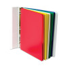 Two-Pocket Heavyweight Poly Portfolio Folder With Three-Hole Punch, Accommodates 11 x 8.5 Sheets, Assorted Colors, 10/Pack