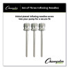 Nickel-Plated Inflating Needles For Electric Inflating Pump, 3/Pack