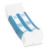 Currency Straps, Self-Adhesive, Ones, $100 Strap, Blue/White, 1,000/Pack
