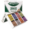 Jumbo Classpack Crayons, Jumbo Size, 0.56" x 5", 8 Assorted Colors, 200/Pack