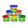 Modeling Dough Bucket, 3 Lbs, Assorted Colors, 6 Buckets/Set