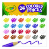 Long-Length Colored Pencil Set, 3.3 Mm, 2B, Assorted Lead And Barrel Colors, 24/Pack