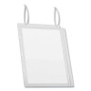 Water Resistant Sign Holder Pockets With Cable Ties, 8.5 x 11, Clear Frame, 5/Pack
