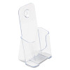 Docuholder For Countertop/Wall-Mount, Leaflet Size, 4.25w X 3.25d X 7.75h, Clear