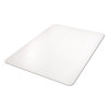 Clear All Day Use Chair Mat For Flat To Extra-High/Plush Pile Carpeted Floors, Rectangular, Straight Edges, 46" x 60", Clear